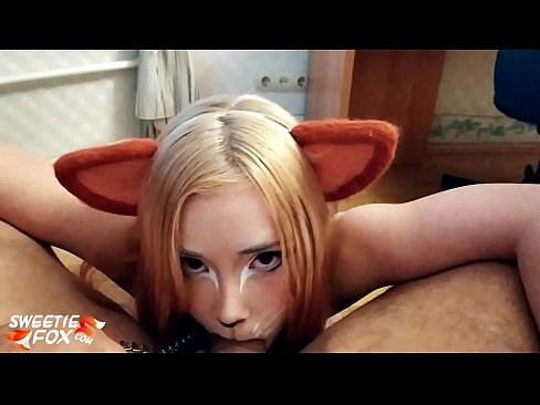 ❤️ Kitsunek zakila irentsi eta esperma ahoan ️❌ Kalitatezko pornoa gugan